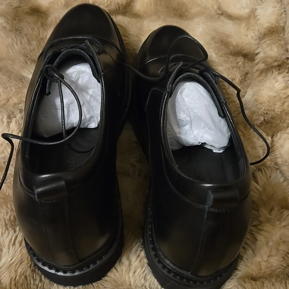New CMR Men's Chamaripa Height Increasing Leather Oxford Shoes
